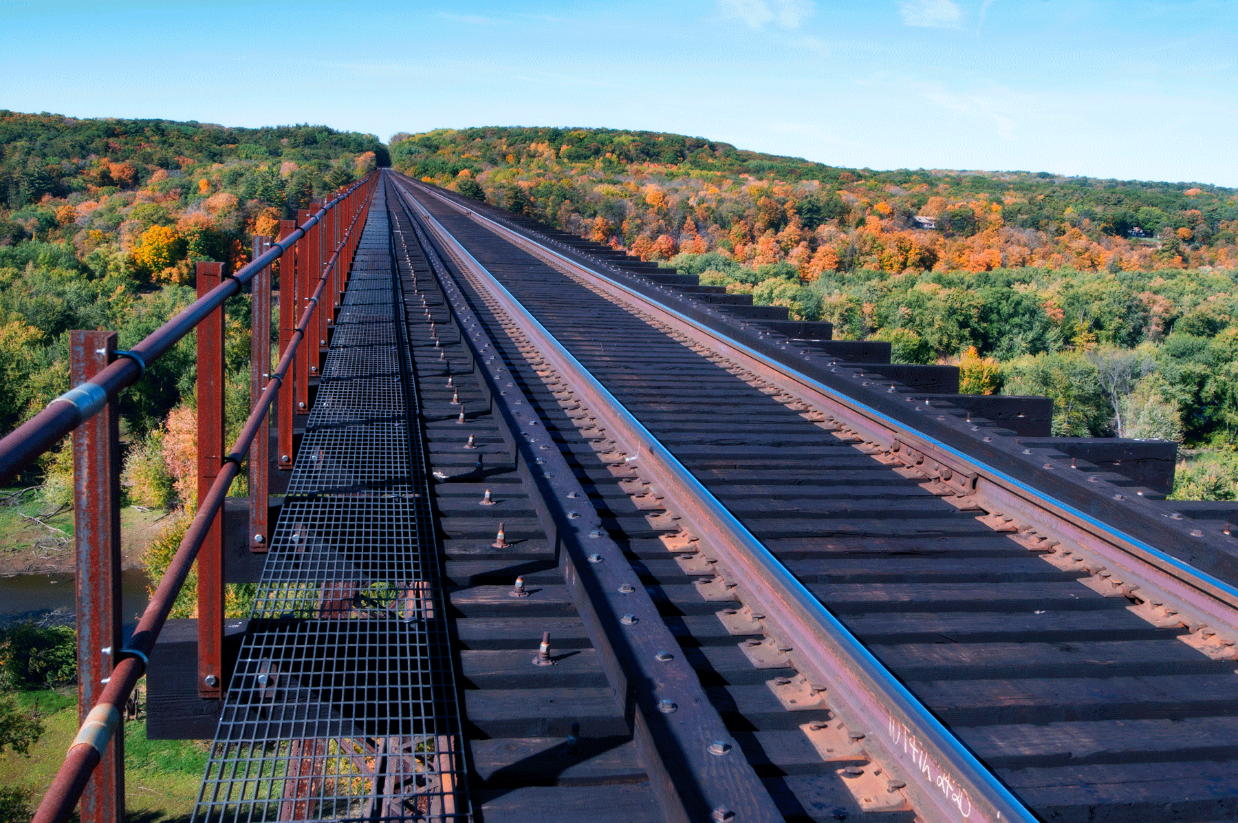Rail bridge, St. Croix